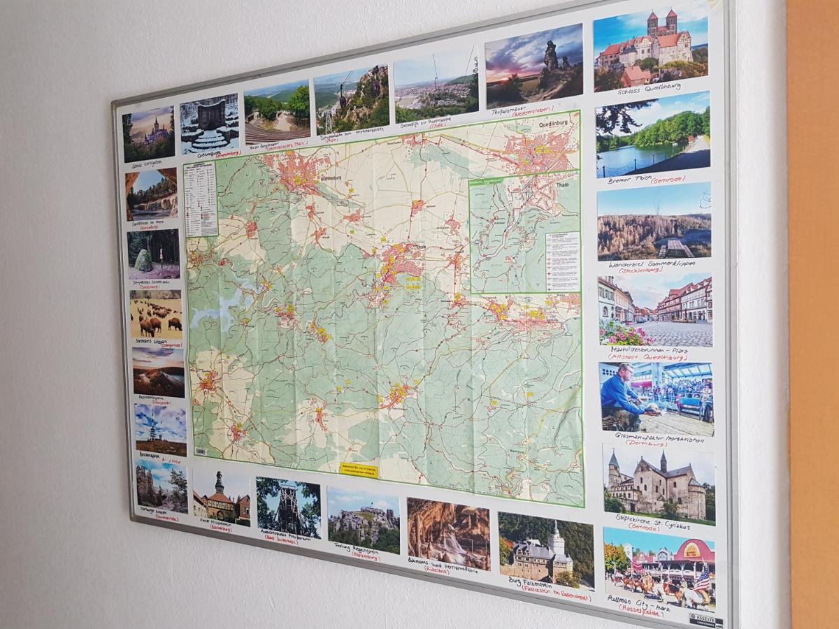Ferienwohnung Burgenblick Thale Kültér fotó